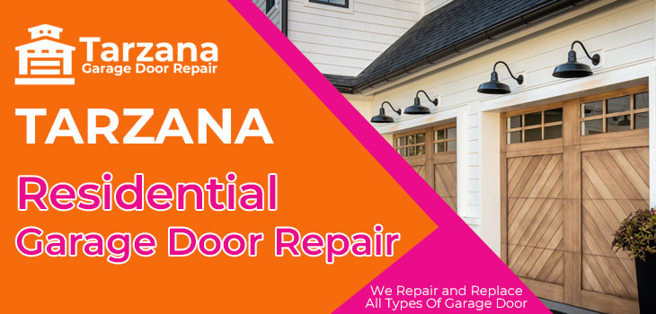 residential garage door repair in Tarzana