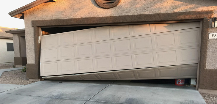 damaged garage door opener repair in Tarzana